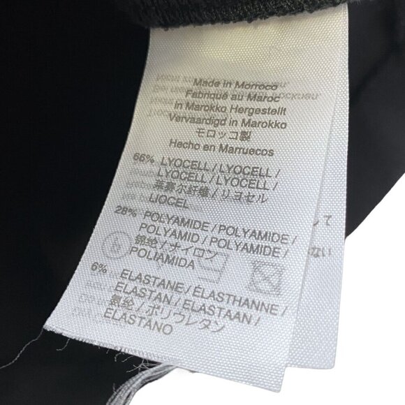 J.CREW 365 Sleeveless Top Medium Crossover Front Stretch Ponte Knit Black Shell - Picture 8 of 9